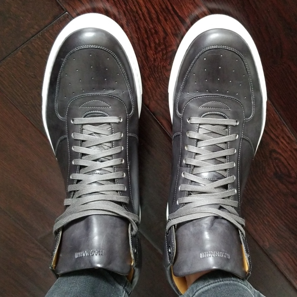 Magnanni Royal gray Condor high top sneakers